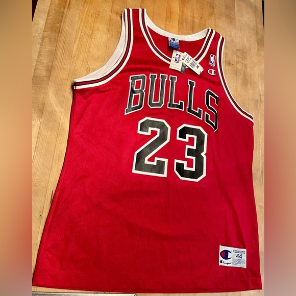 Champion Other - Vintage 90s NWT Michael Jordam Jersey #23 Chicago Bulls Large 44 Original NBA